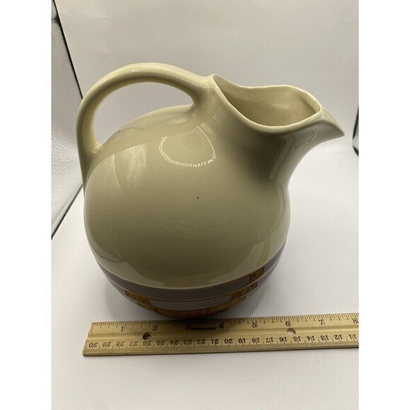 Vintage Pitcher Fridge Jug National Brotherhood of Operative Potters Retro MCM - Picture 11 of 12